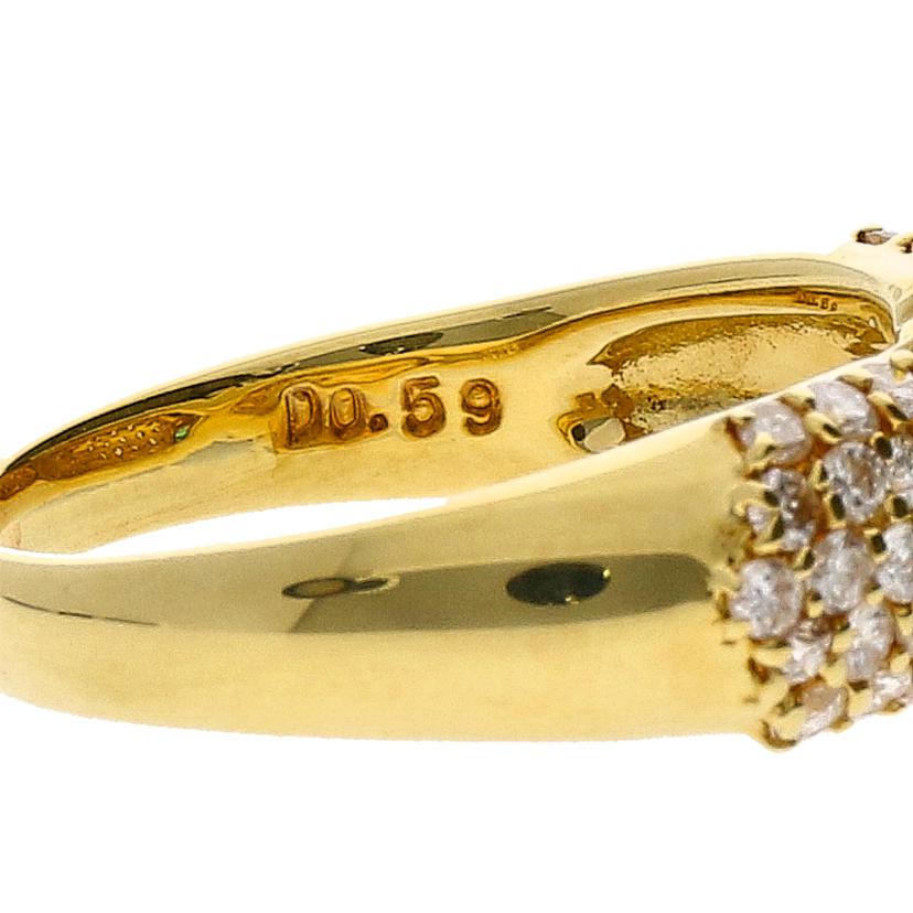 /K18エメラルドダイヤRD0.59ct#13//ABランク/94