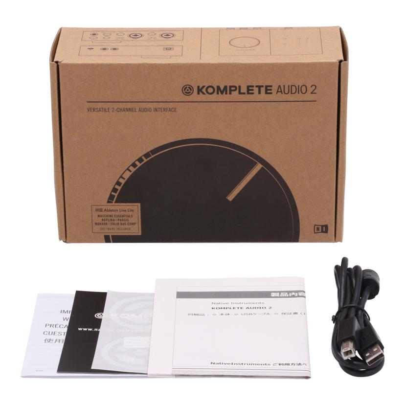 Native Instruments ネイティブ・インストゥルメンツ /オーディオインターフェース/KOMPLETE AUDIO 2/KOMPLETE AUDIO 2//2KA21078014056/Aランク/70
