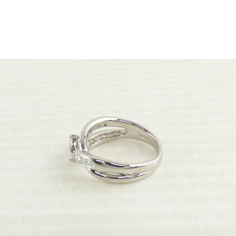 / PT900ダイヤリング0.74ct//ABランク/64