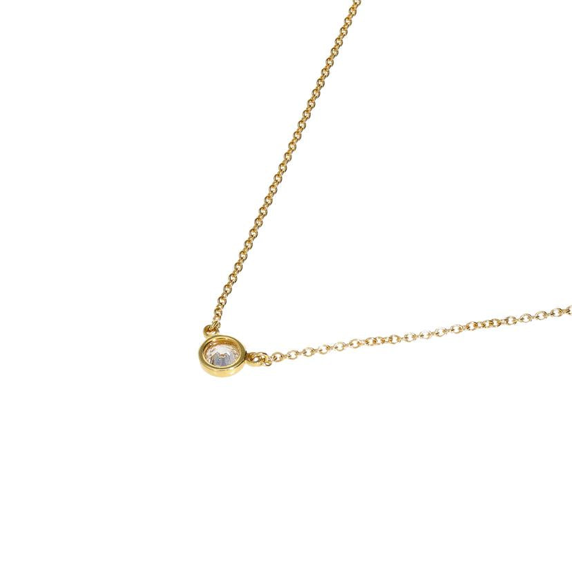 TIFFANY&Co ティファニー/750YGバイザヤードダイヤネックレス 40.5cm/1.9//Aランク/75
