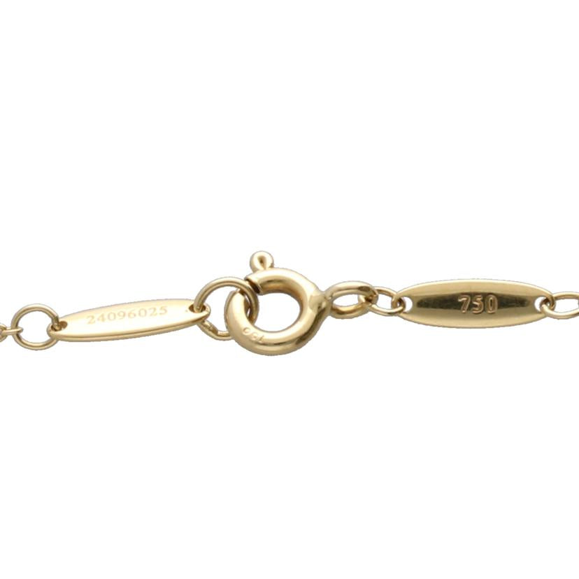 TIFFANY&Co ティファニー/750YGバイザヤードダイヤネックレス 40.5cm/1.9//Aランク/75