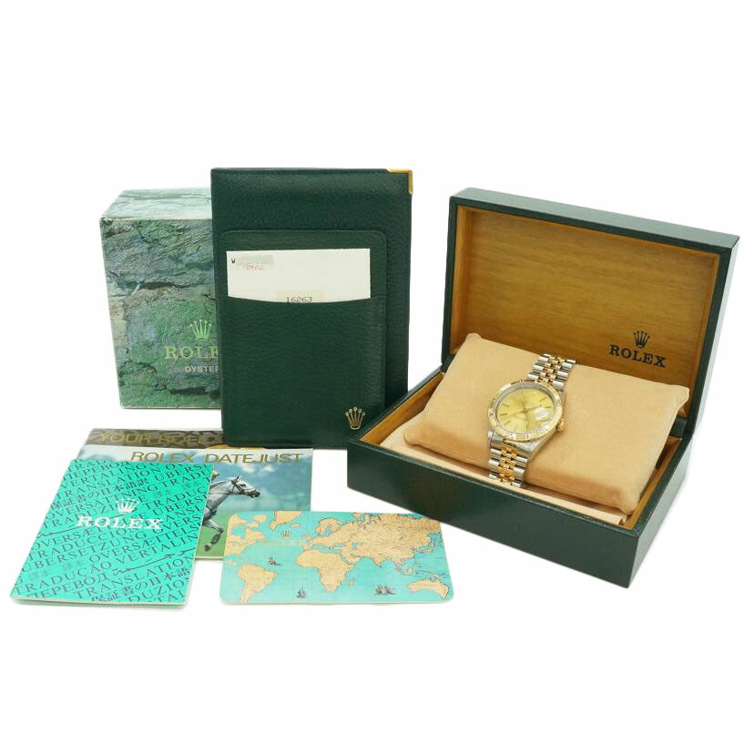 ROLEX ロレックス/デイトジャスト・サンダーバード/SS×YG/W番/16263//W25****/Aランク/94