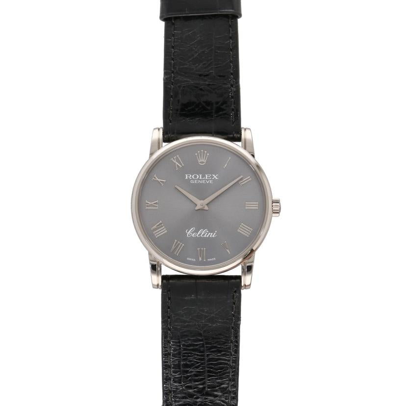 ROLEX ロレックス/チェリーニ18KWG無垢手巻き/グレー文字盤/5116/9//K65**********/ABランク/89