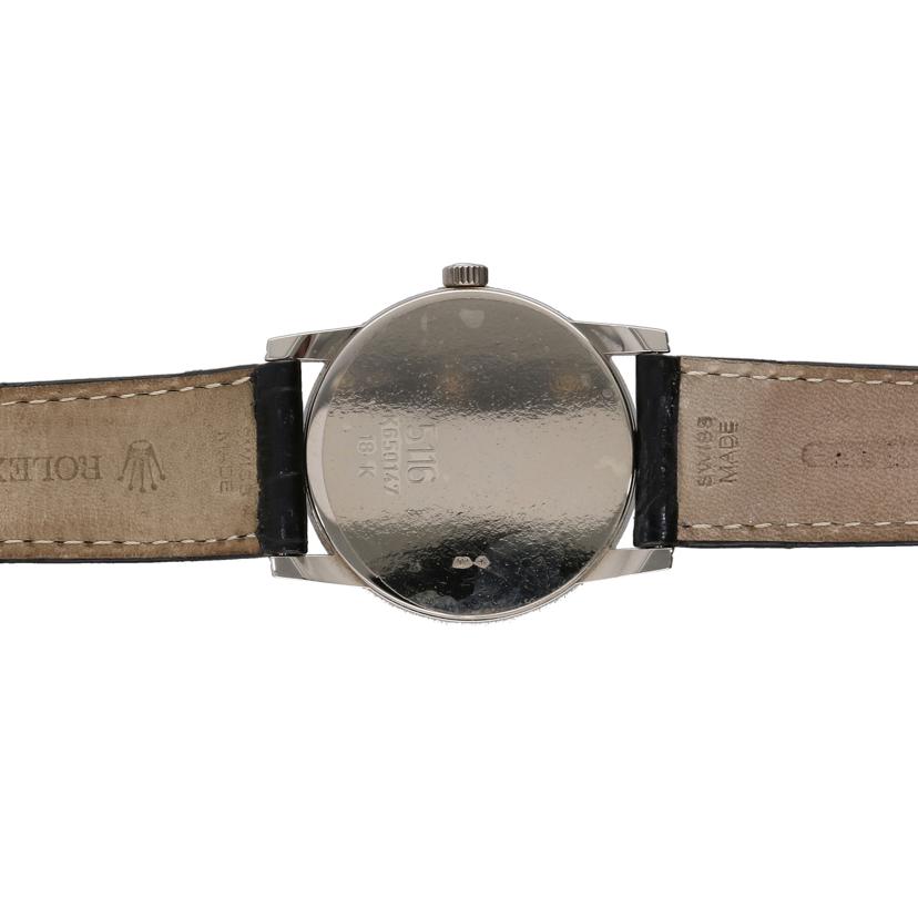 ROLEX ロレックス/チェリーニ18KWG無垢手巻き/グレー文字盤/5116/9//K65**********/ABランク/89