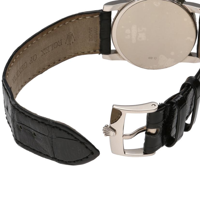 ROLEX ロレックス/チェリーニ18KWG無垢手巻き/グレー文字盤/5116/9//K65**********/ABランク/89