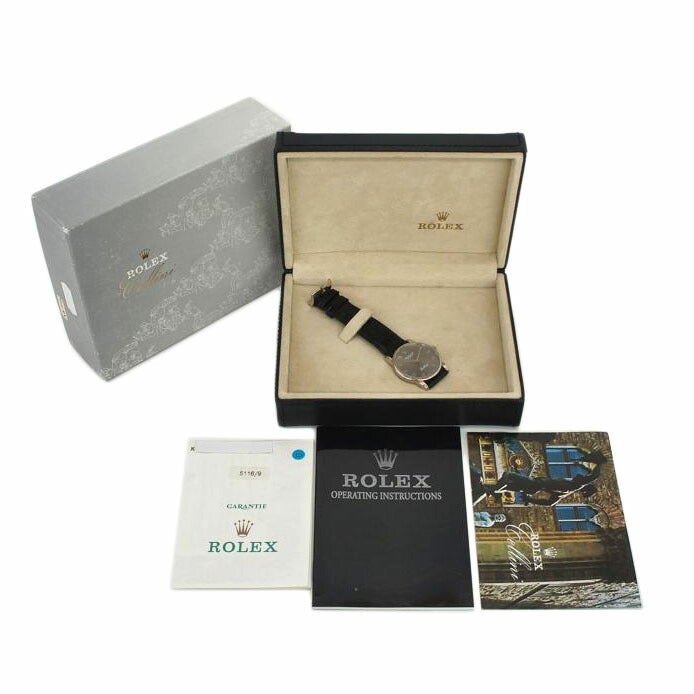 ROLEX ロレックス/チェリーニ18KWG無垢手巻き/グレー文字盤/5116/9//K65**********/ABランク/89