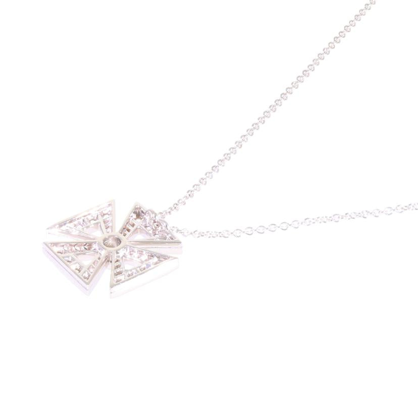 TIFFANY&Co. ティファニー/◎TIFFANY Pt950マルティーズクロスダイヤネックレス//Aランク/59