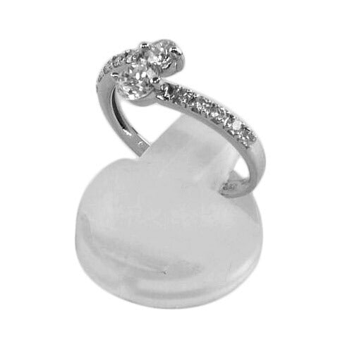 / PT900ダイヤリング0.357/0.323ctソ//ABランク/64