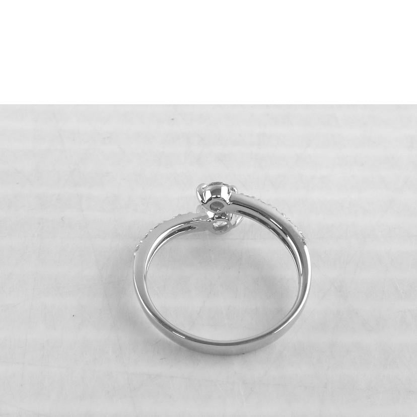 / PT900ダイヤリング0.357/0.323ctソ//ABランク/64