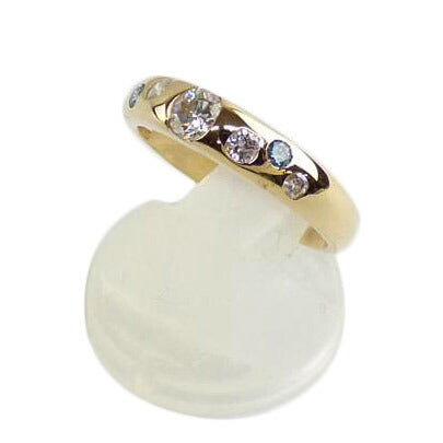 / K18ダイヤリング0.43ct//ABランク/64