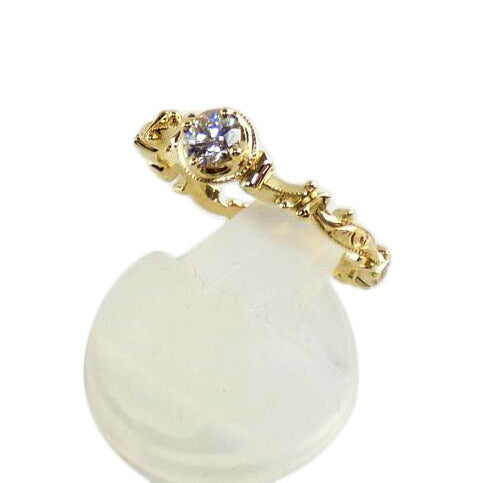 / K18ダイヤリング0.209ct//ABランク/64