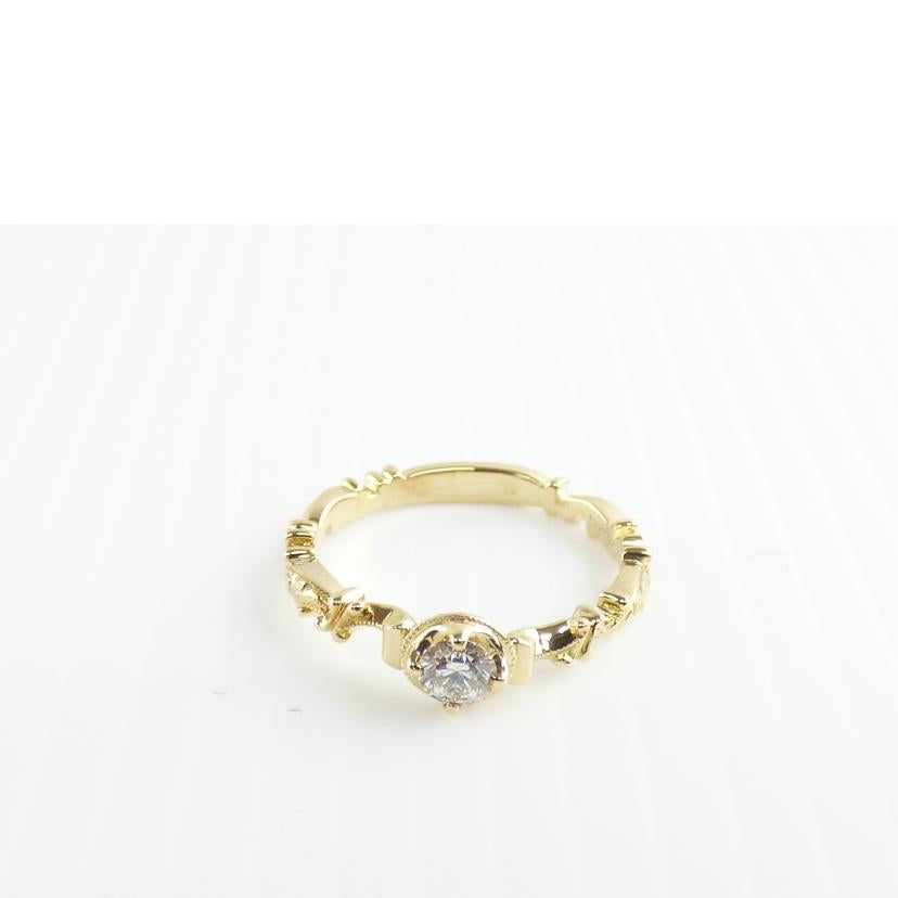 / K18ダイヤリング0.209ct//ABランク/64