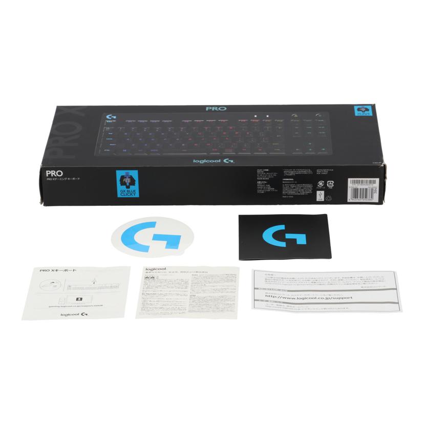 Logicool ロジクール /ワイヤレスキーボード/PRO X/G-PKB-002//2016MR2B4A19/Bランク/75