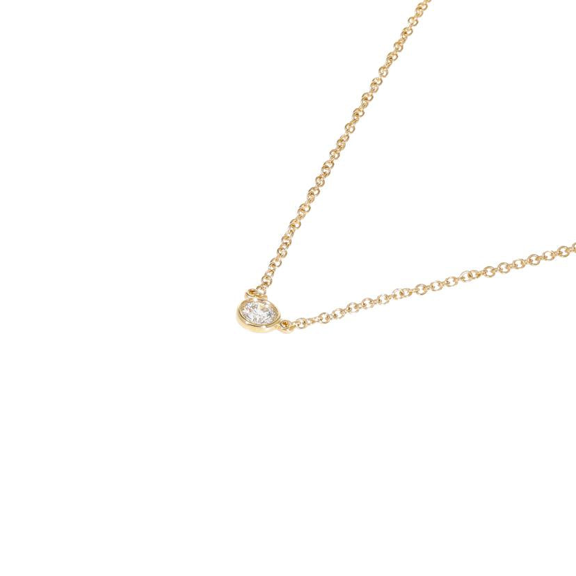 TIFFANY 750バイザヤードダイヤネックレス//Aランク/64