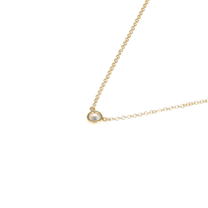 TIFFANY 750バイザヤードダイヤネックレス//Aランク/64