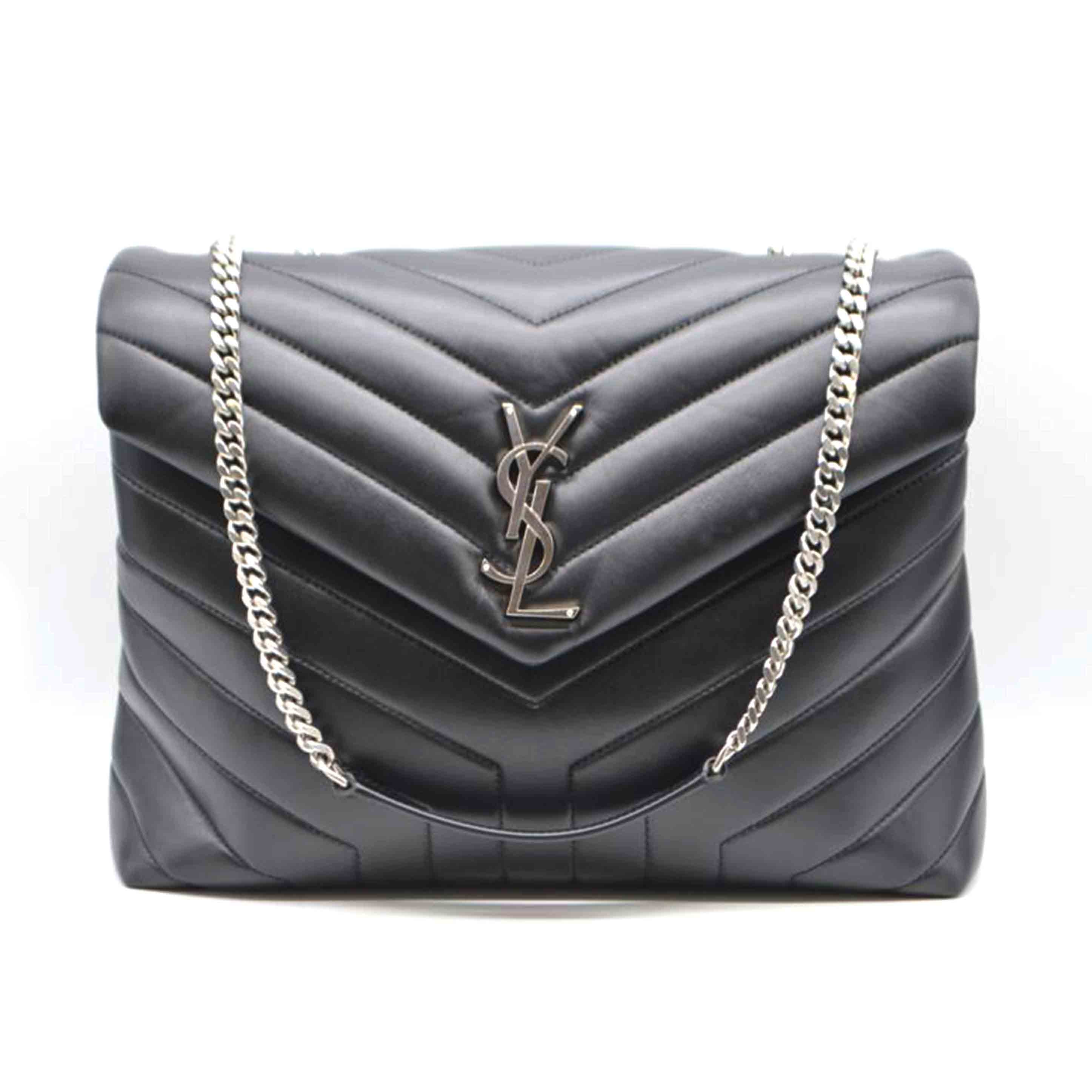 SAINT LAURENT サンローラン/ルルミディアム/カーフスキン/ノワール/574946//032*/SAランク/89