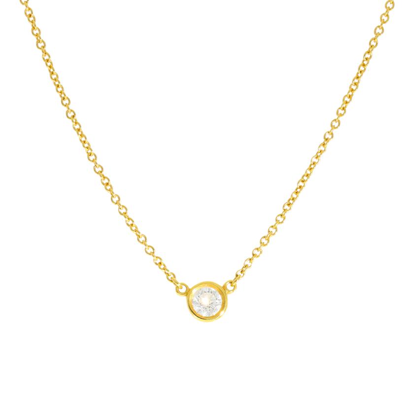 TIFFANY&Co. ティファニー/K18バイザヤードダイヤネックレス//Aランク/06