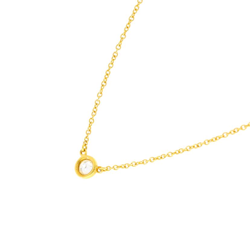 TIFFANY&Co. ティファニー/K18バイザヤードダイヤネックレス//Aランク/06