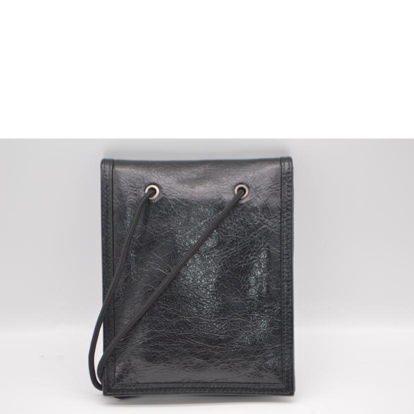 BALENCIAGA バレンシアガ/エクスプローラーショルダーレザーポーチ/ノワール/532298//100**********/Aランク/89