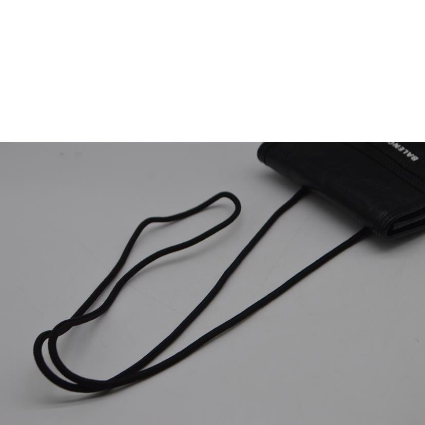 BALENCIAGA バレンシアガ/エクスプローラーショルダーレザーポーチ/ノワール/532298//100**********/Aランク/89