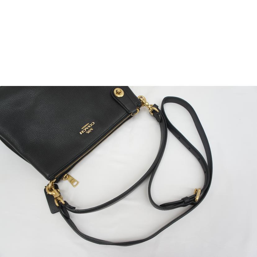 COACH コーチ/ダブルジップ ペブルレザーショルダーバック /C4645//C22**/ABランク/05