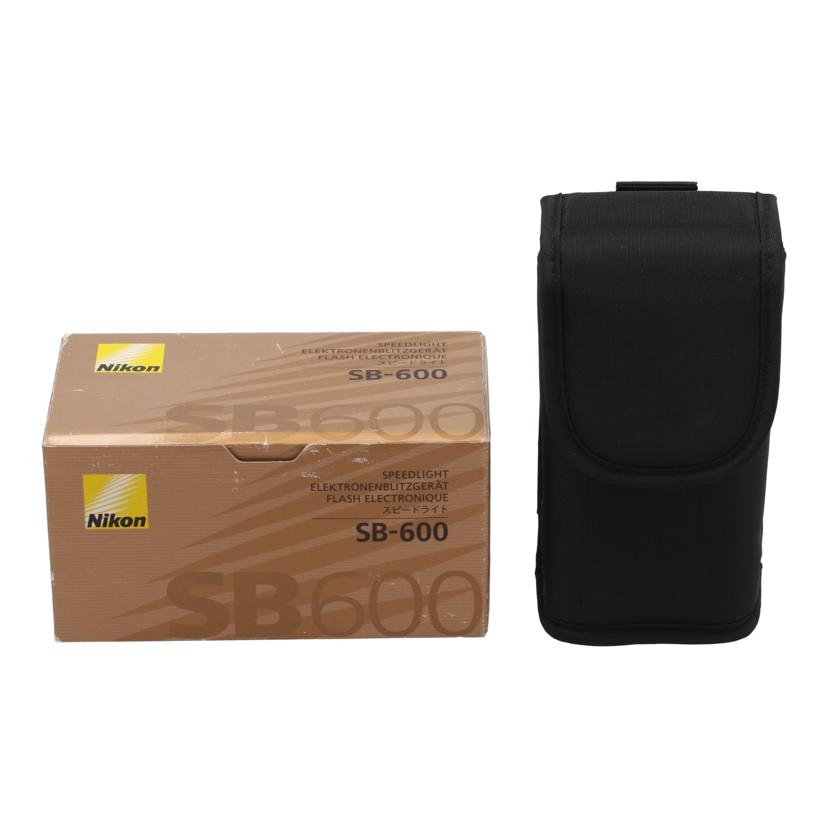 Nikon ニコン /フラッシュ/スピードライト /SB-600 SPEEDLIGHT//2808707/ABランク/62