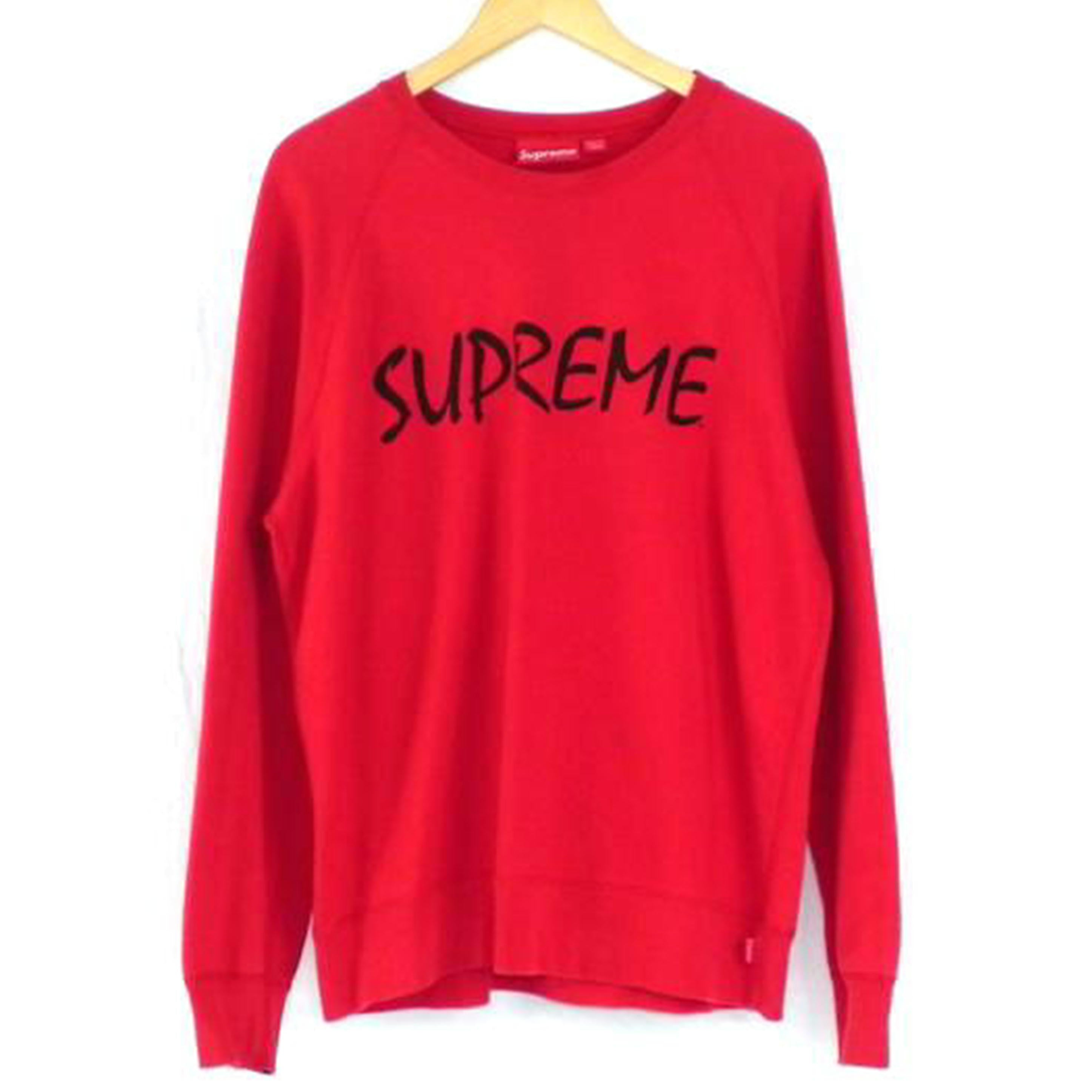 プ*ロ様 早い者勝ち　 極美品SUPREME XL トレーナー ネイビー/レッド Supreme シュプリーム/メンズファッション｜WonderREX-ONLINE