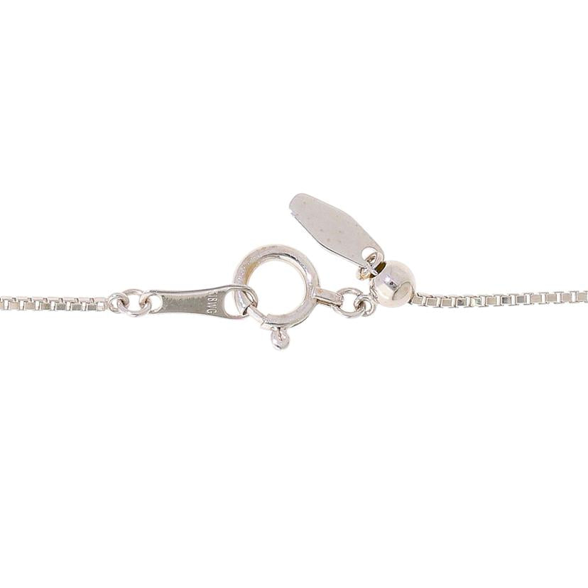 K18WGパパラチアサファイアダイヤネックレスS1.17/D0.146 ct//Aランク/59