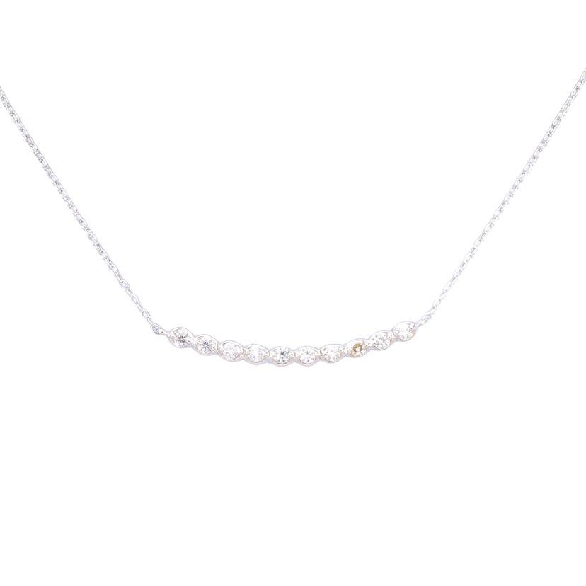 PT950/850ダイヤネックレス0.20ct//Aランク/64