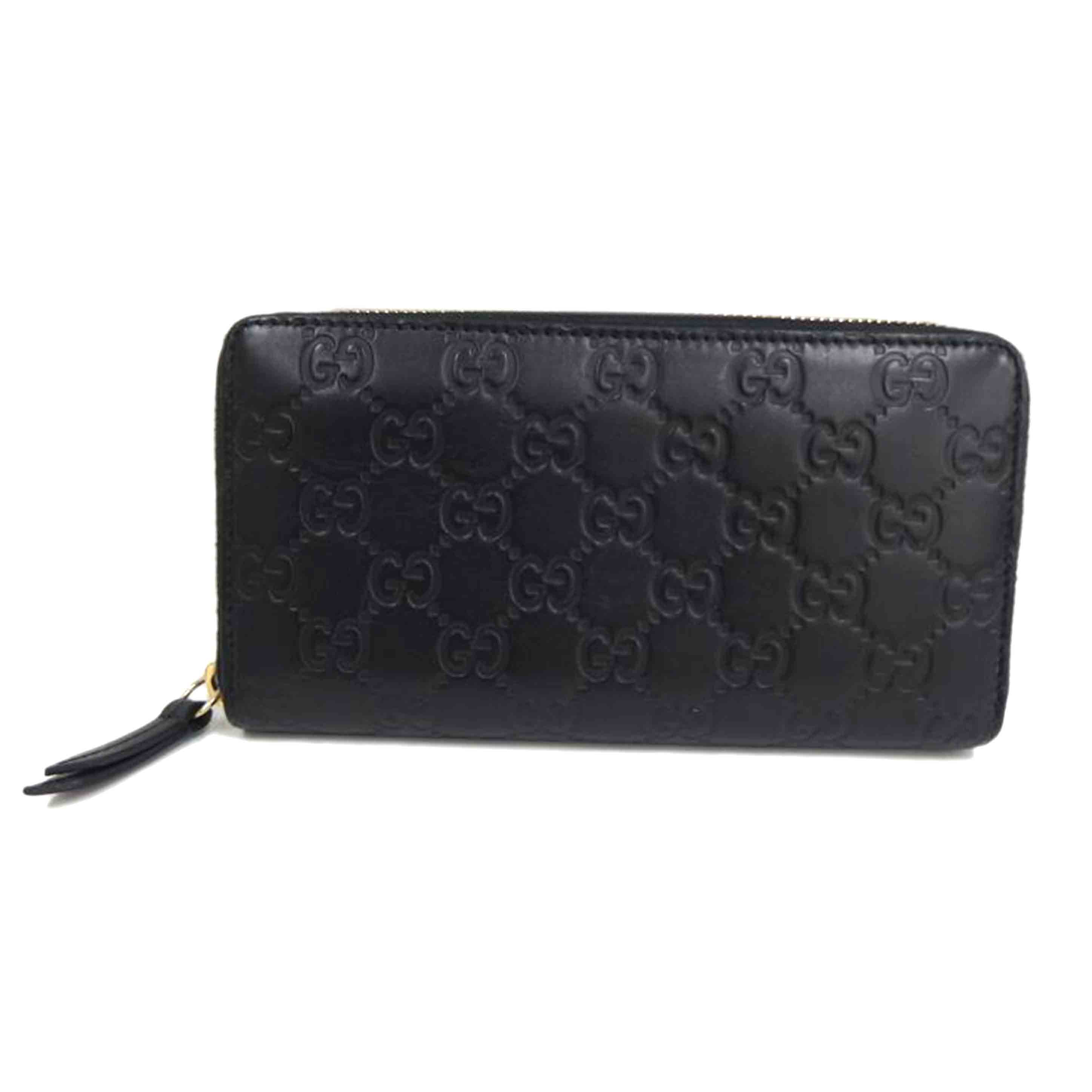 GUCCI グッチ/グッチシマラウンドファスナー財布/410102//214*/Bランク/82