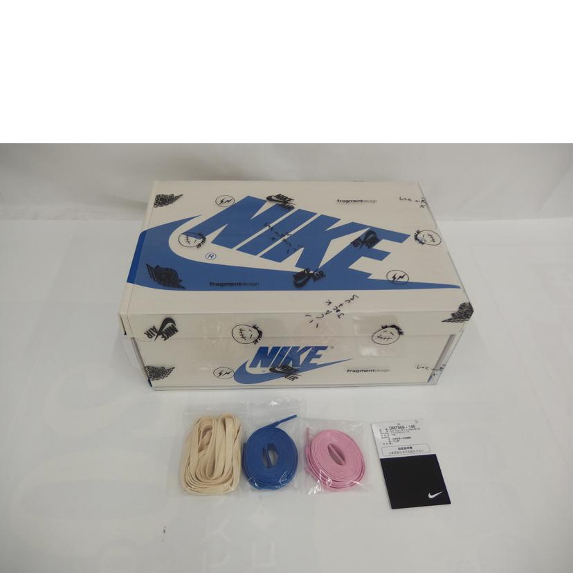 NIKE ナイキ/Travis Scott × Fragment × NIKE AJ1 Low OG SP "Military Blue"/DM7866-140//Bランク/82