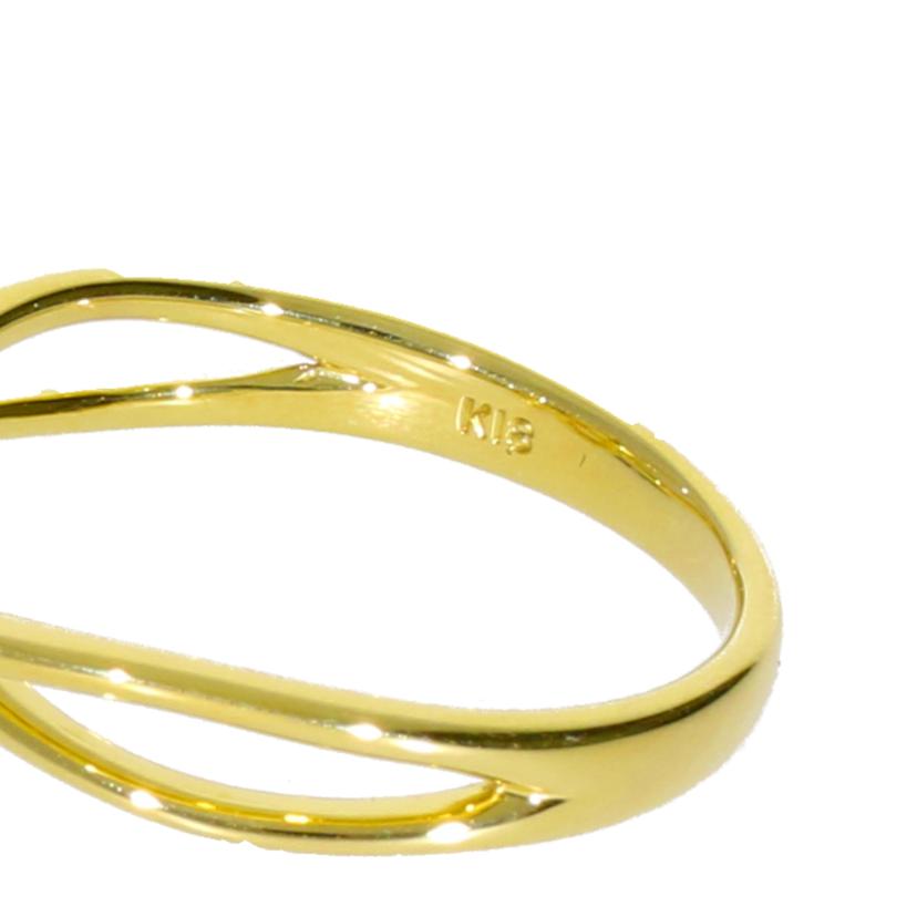 K18パールダイヤリング0.21ct//Aランク/05