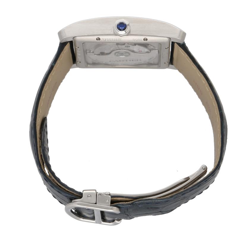 Cartier カルティエ/タンクMC/青文字盤/裏スケ/WSTA001//371*****/Aランク/91