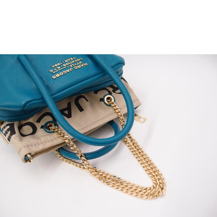 MARC JACOBS マークジェイコブス/ザデュエット2wayハンド/ブルー//SLB****/Aランク/69