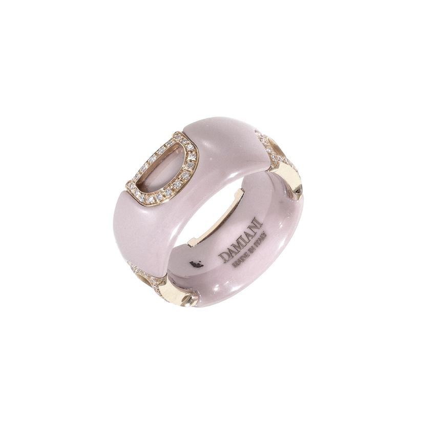 DAMIANI/750アイコンセラミックダイヤリング #13//ABランク/19