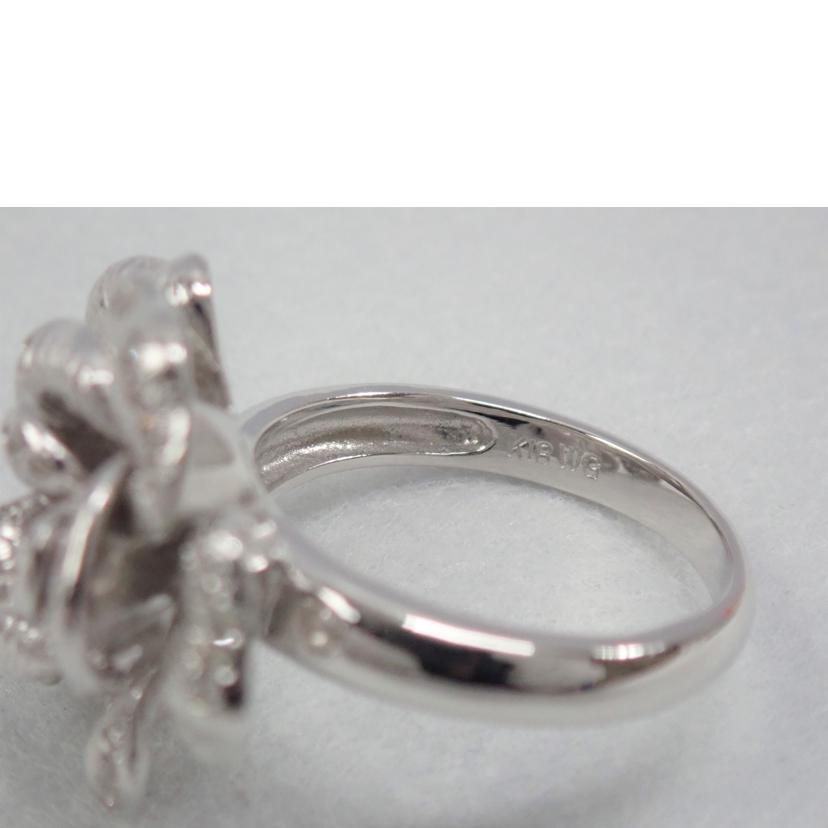 /K18WGダイヤリング0.33ct//Aランク/62