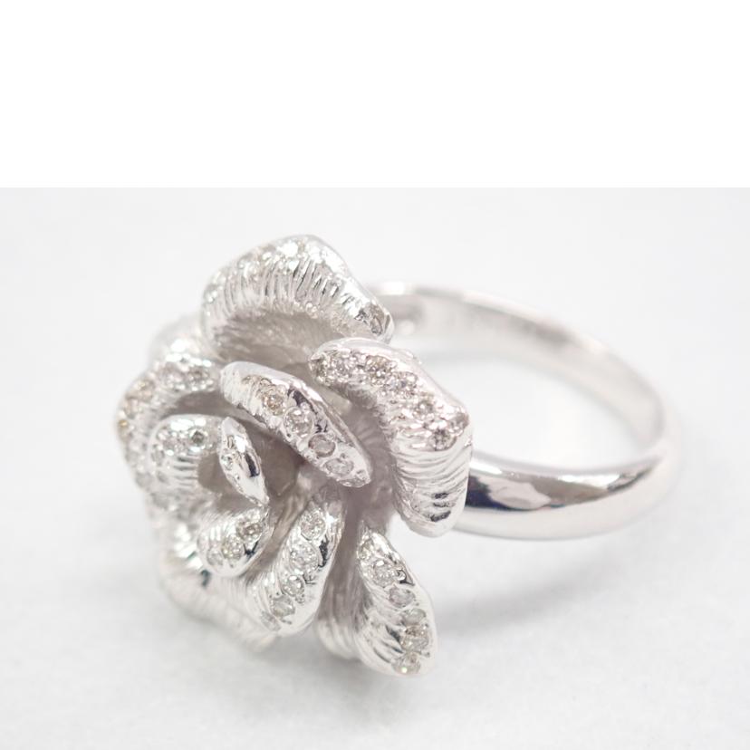 /K18WGダイヤリング0.33ct//Aランク/62