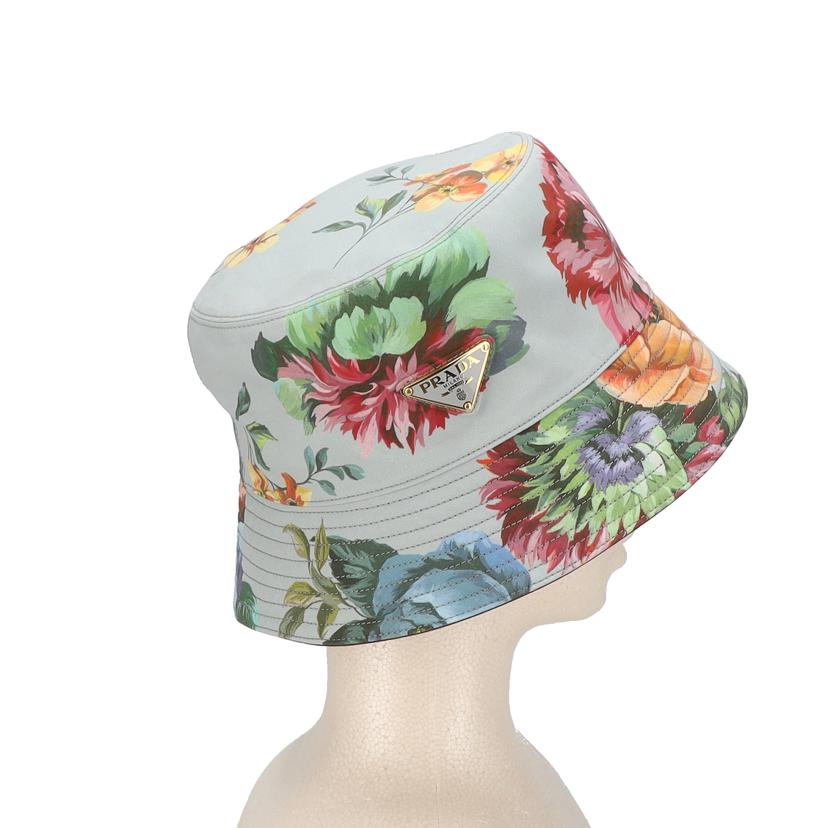 PRADA プラダ/トライアングルロゴ/リバーシブルバケットハット/2024//Aランク/91