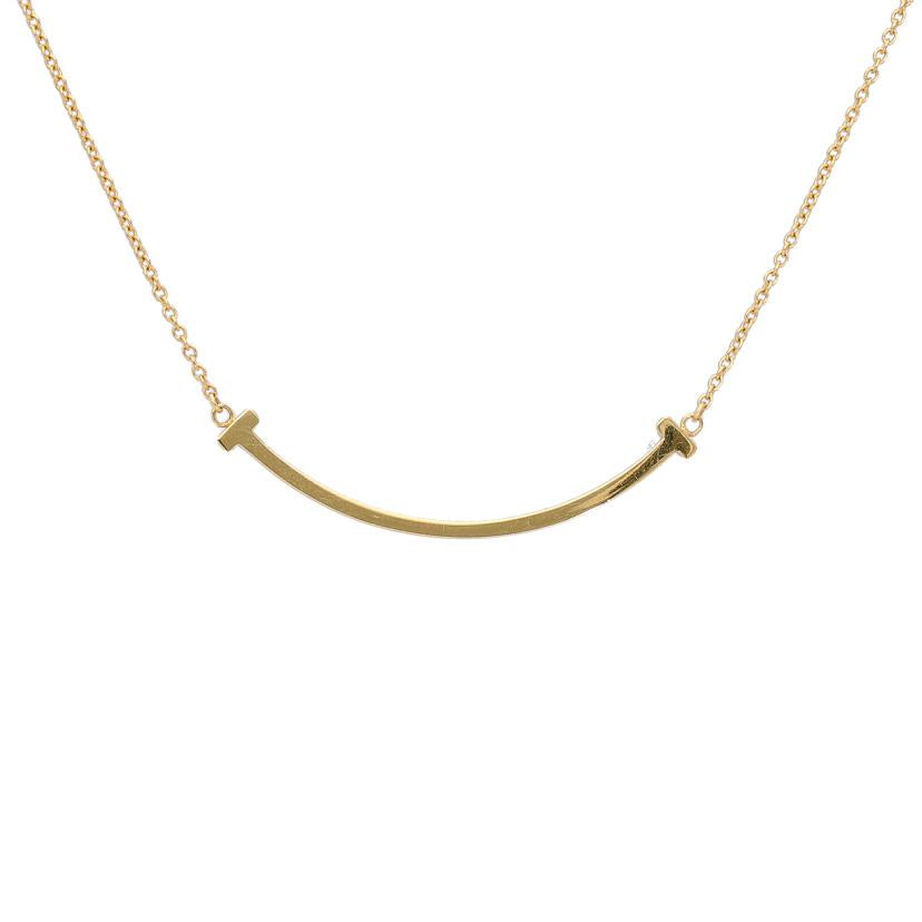 TIFFANY ティファニー/ TIFFANY&Co. Tスマイル スモール K18YG レディース ネックレス//ABランク/19