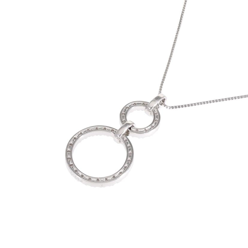 /ヴァンドーム Pt950/850ダイヤネックレス0.18ct//Aランク/81