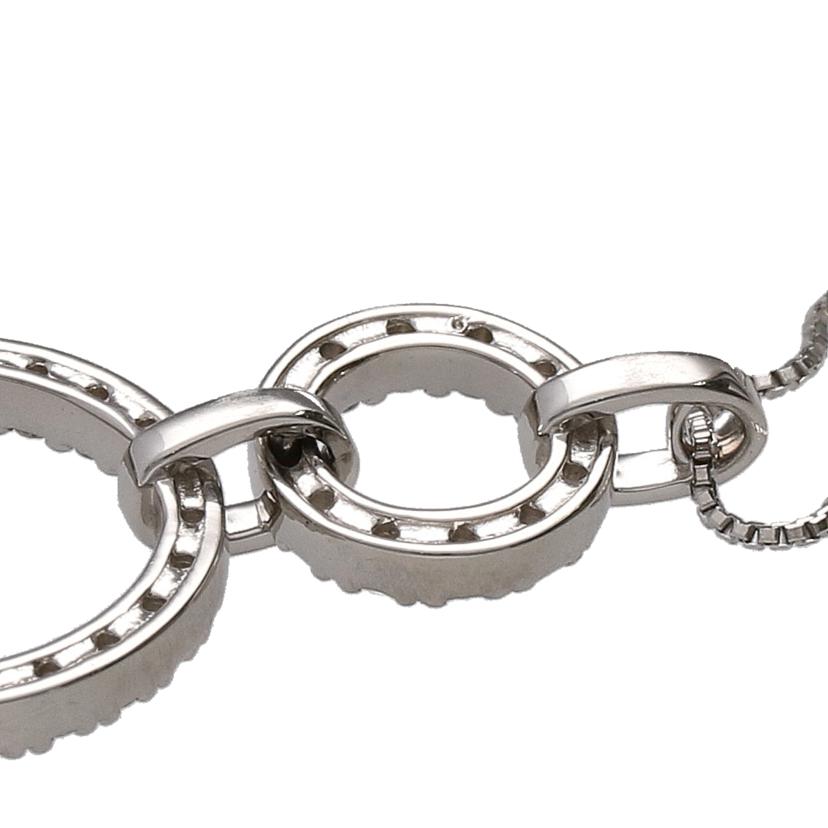 /ヴァンドーム Pt950/850ダイヤネックレス0.18ct//Aランク/81