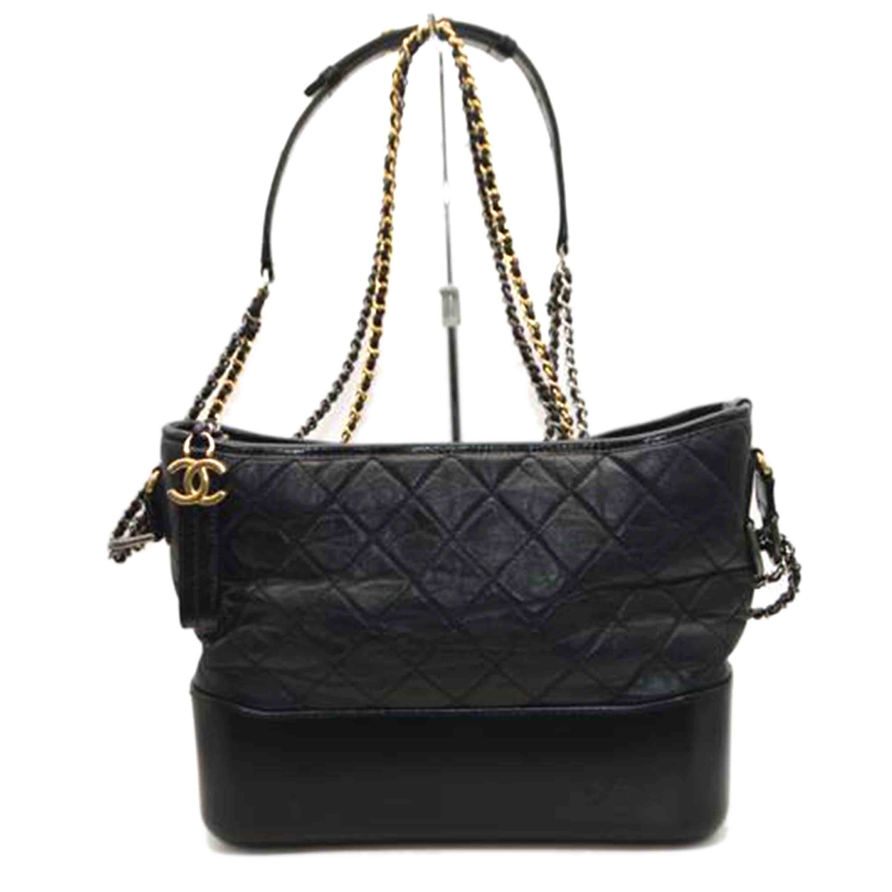 CHANEL シャネル/ガブリエルドゥシャネルラージホーボーショルダー/ノワール/A93824//253*****/ABランク/89