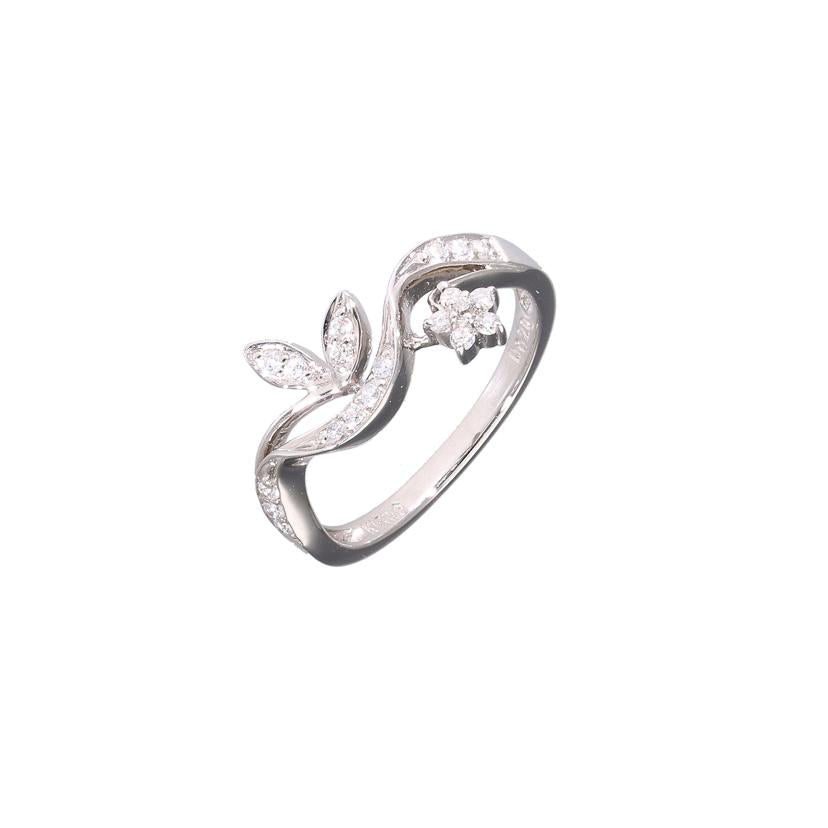 K18WGダイヤリング0.20ct//Aランク/64