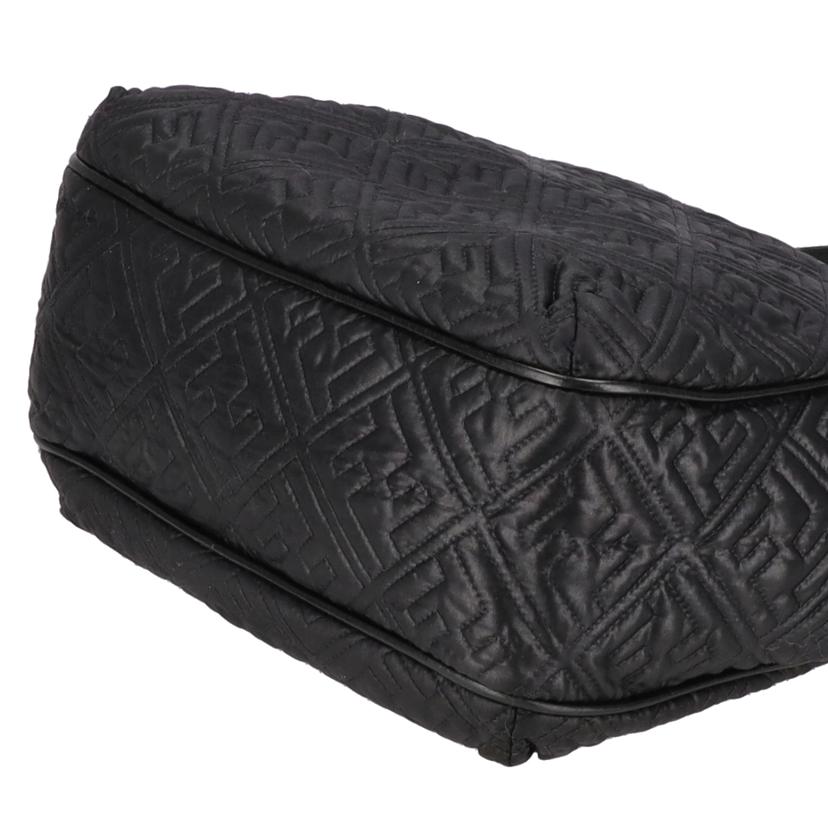 FENDI フェンディ/ズッカキルティングナイロントート/ブラック//ABランク/75