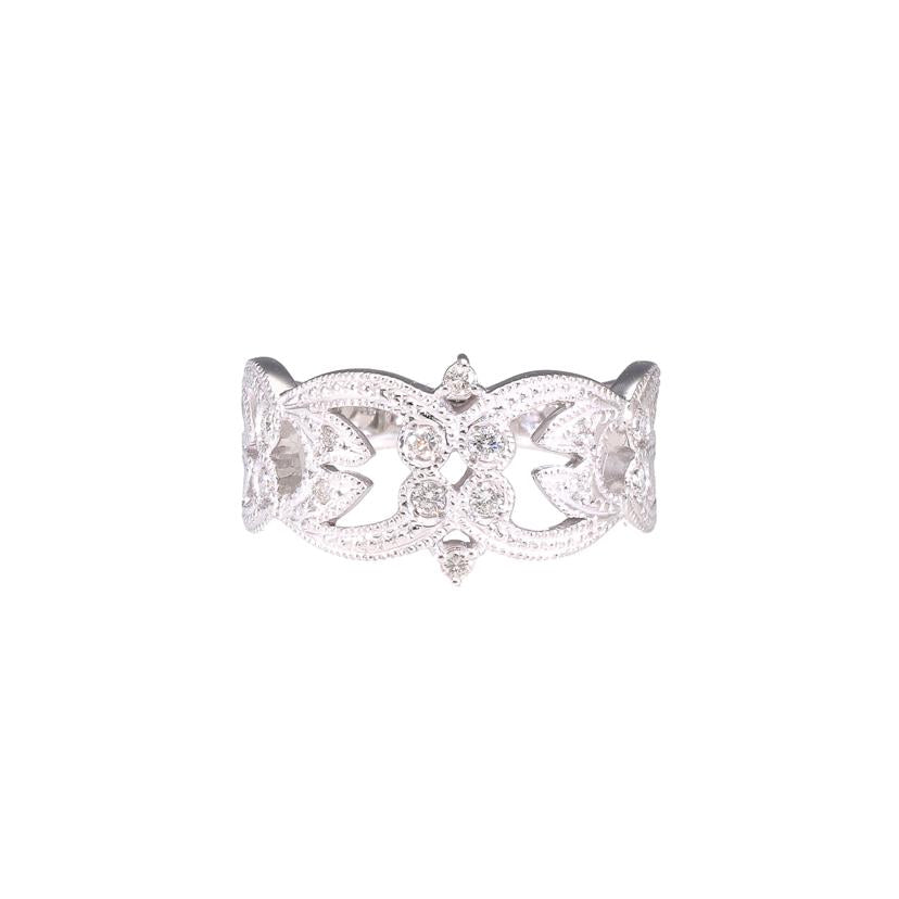 K18WGダイヤリング0.23ct//Aランク/64