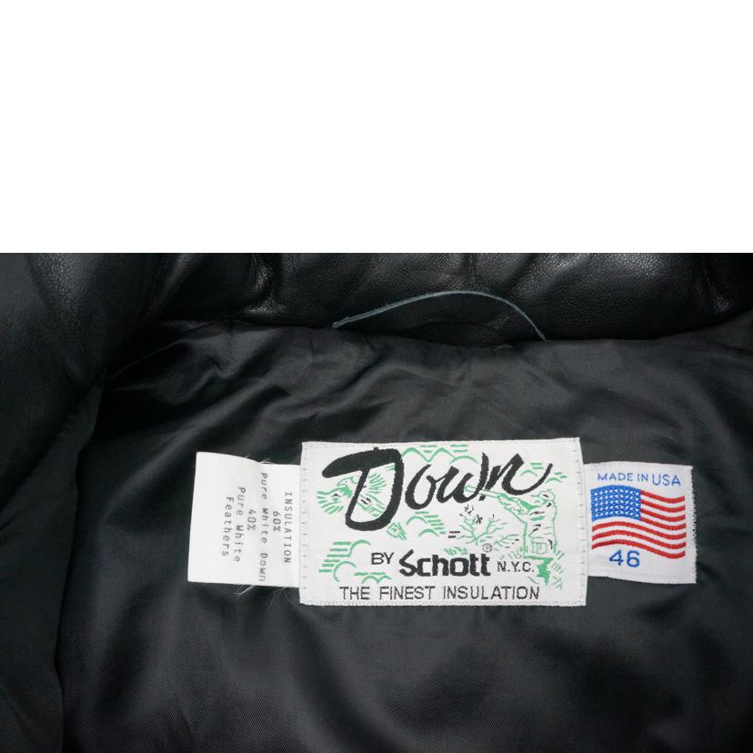 Schott ショット/レザーダウンジャケット/214D//ABランク/67