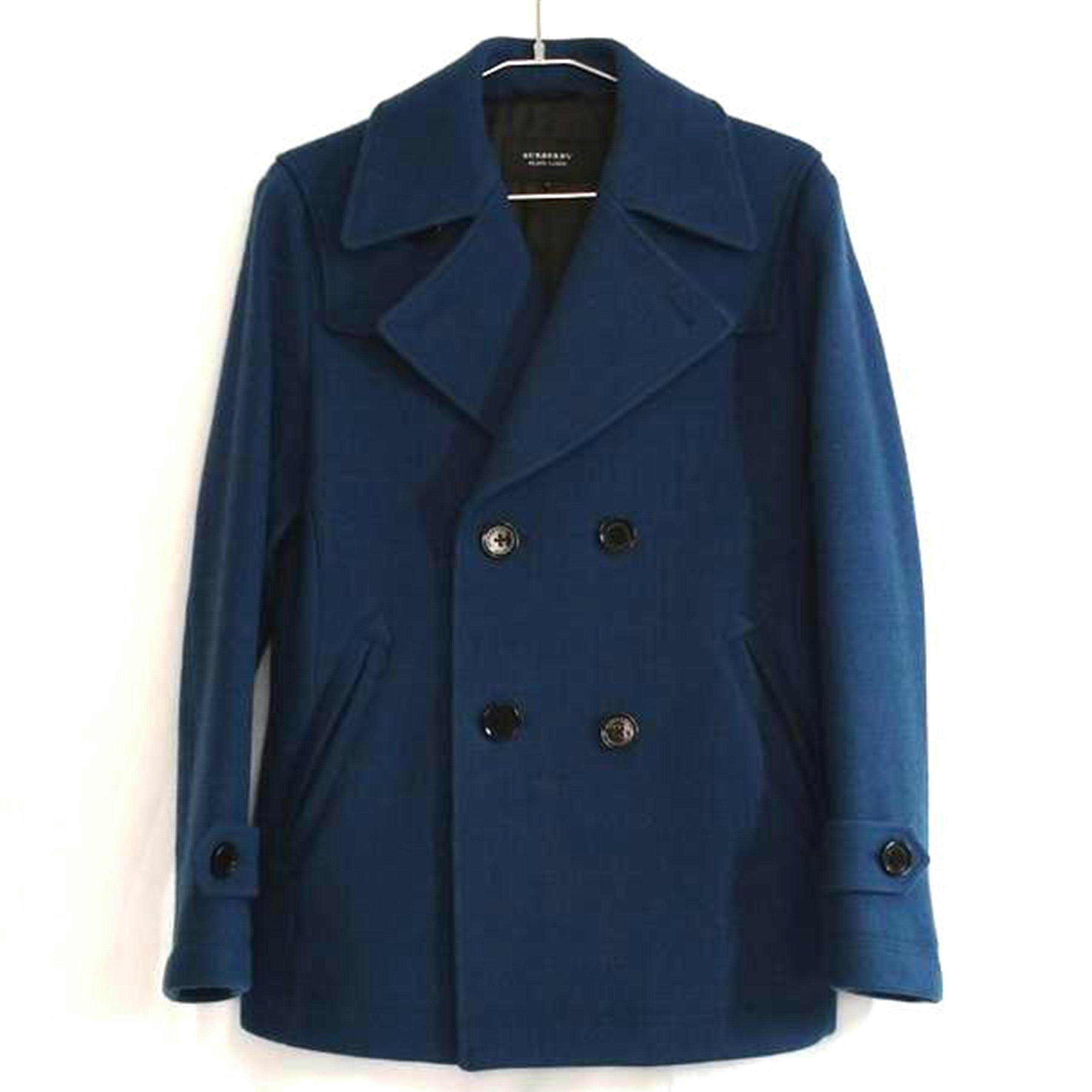 BURBERRY BLACK LABEL バーバリー/ウール ピーコート//Bランク/52