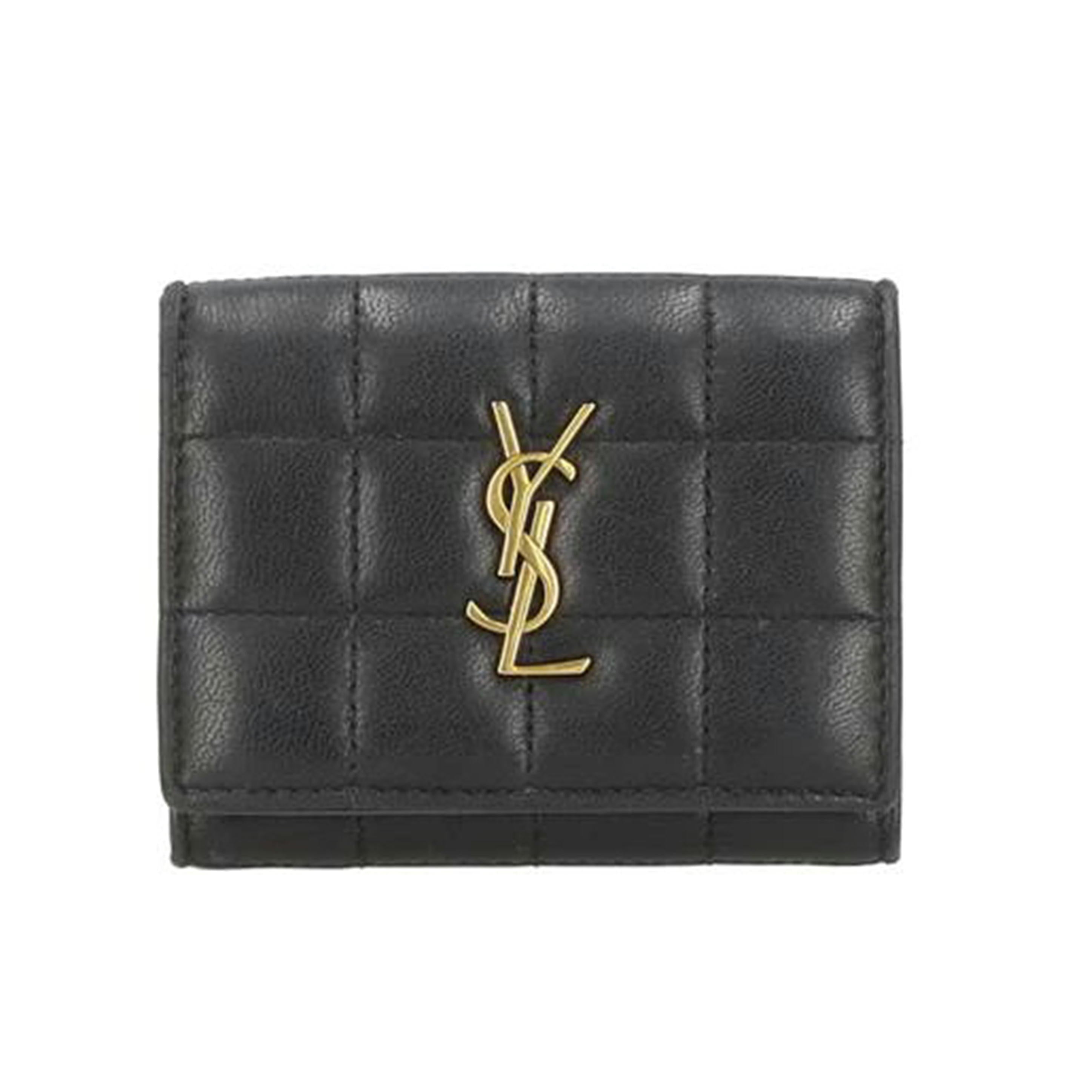 SAINT LAURENT サンローラン/YSLロゴ/オリガミ・コンパクトウォレット/BND7.87557//ABランク/91