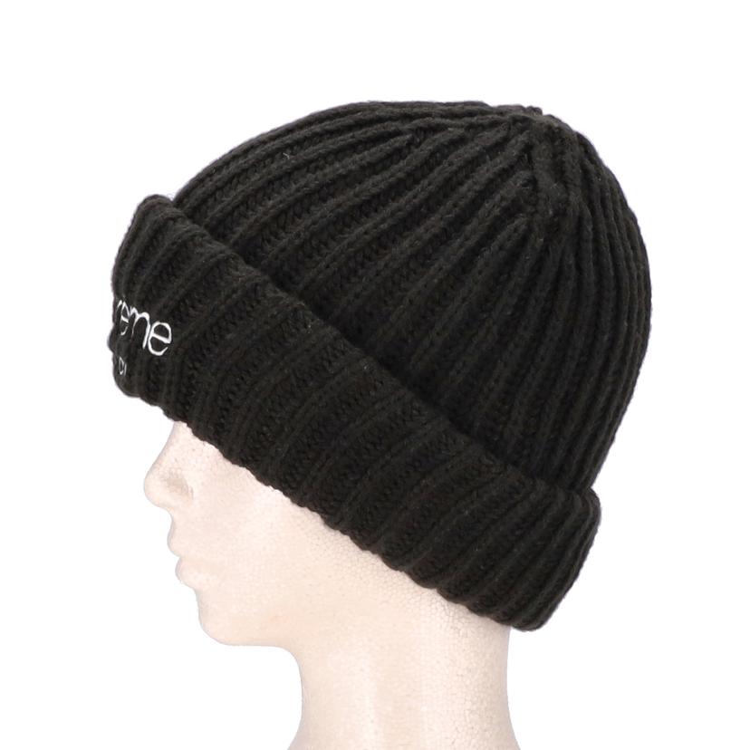SUPREME シュプリーム/SUPREME 24AW ニット帽 ロゴ ビーニー BK//ABランク/78