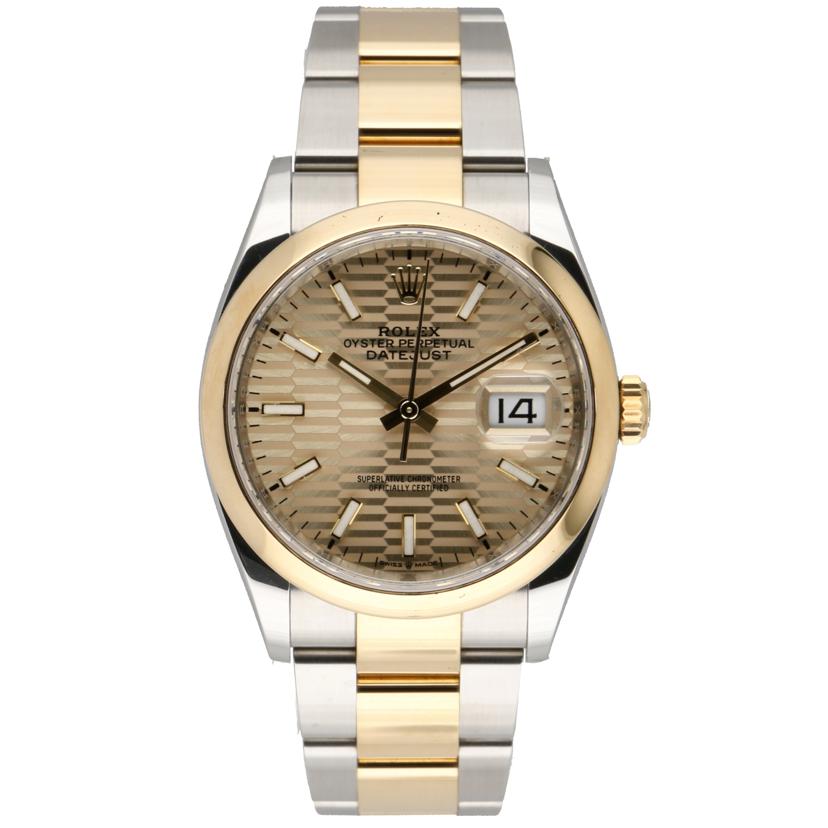 ROLEX ロレックス/デイトジャスト36/ゴールデンフルーテッド/126203//Y5E*****/Aランク/75